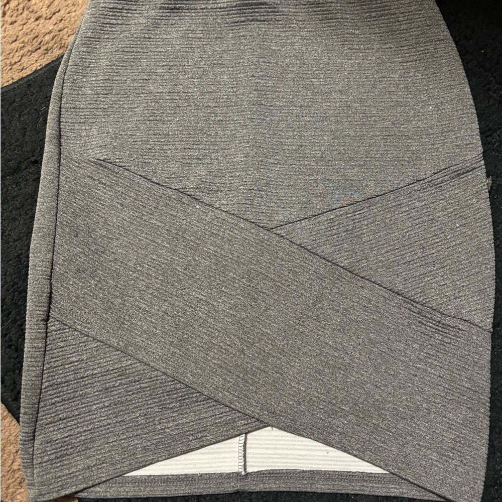 Elegant Gray Women's Skirt